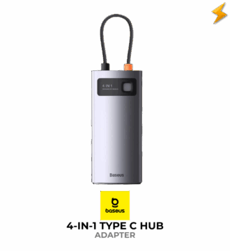 Baseus 4-in-1 Type C HUB – Star Joy Series Docking Station