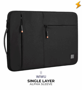 WiWU Alpha Slim Sleeve Waterproof Laptop sleeve bag