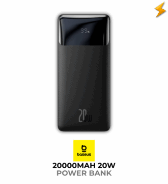 Baseus 20W Bipow Digital Display Power Bank 20000mah