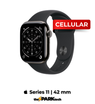 Apple Watch Series 11 GPS + Cellular 42mm Titanium Case with Sport Band