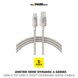 Baseus 1 Meter 100W Titanium Alloy Fast Charging Cable USB to Type-C Galaxy Titanium Gold