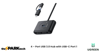 UGREEN 4 – Port USB 3.0 Hub with USB-C Port 1 Meter