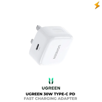 UGREEN 30W Type-C PD Fast Charging Adapter